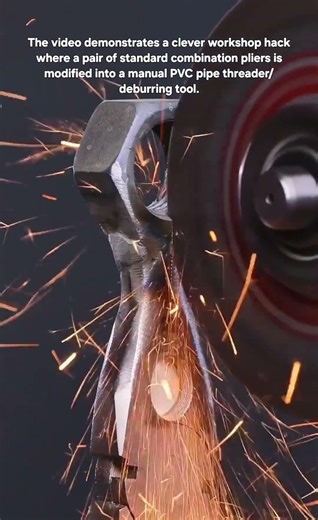 Turn Your Pliers into a DIY Pipe Threader! 🛠️ | Workshop Hacks Explained
