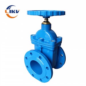 [Hot Item] DN 200 8 Inch Gate Valve Resilient Seated Ductile Cast Iron Gate Valve Square Nut Operation Underground Water Valve