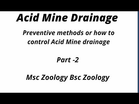 Acid Mine Drainage Part 2 with Handwritten notes and Explanation in English.