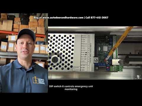 Besam UniSlide Control Adjustments Explained – Dip Switches, Speeds & Wiring Overview