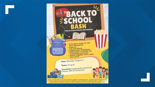 Ector County ISD hosts first ever 'Back to School Bash' to help prepare community for upcoming school year