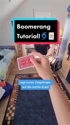 Card Throwing Boomerang Tutorial!