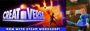 STEAM PCゲーム『Creativerse』マイクラ風サンドボックス・アクション、建物を作って冒険！