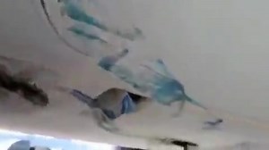 Extensive damages to the CFRP Fuselage skin of LATAM Boeing 787-8 Dreamliner (CC-BBF) during a towing incident, when the tug master towbar broke at Bogota International Airport (SKBO), Colombia. Flight LA581 from Bogota (SKBO) to Santiago (SCL) got canceled due to this ground incident. #aircraft #safety | FL360aero