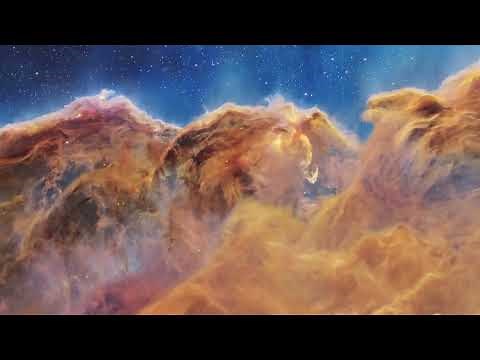 Amazing 'Cosmic Cliffs' of the Carina Nebula Complex - 3D tour of Webb imagery
