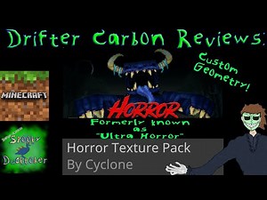 "Horror Texture Pack" - Minecraft Texture Pack Review - Spooky Ducktober 2025
