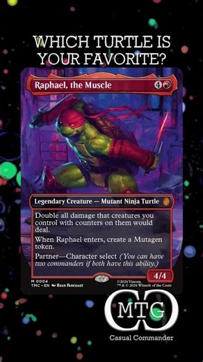 Teenage Mutant Ninja Turtles are coming - MTG Casual Commander #mtg #tmnt #spoilers #turtlepower