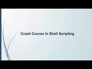 Crash Course in Shell Scripting in Hindi