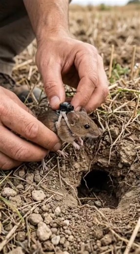 POV: Camera on a Field Mouse Exploring a Secret Underground Colony 🐭