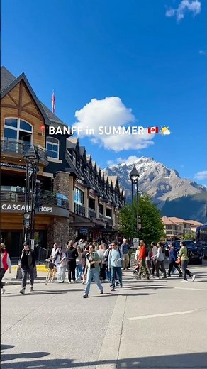 Experience Banff in Summer🇨🇦🌤️ | Canada’s Mountain Paradise in 4K