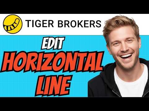 How To EDIT HORIZONTAL LINE In Trade Tiger (QUICK & EASY) 2026