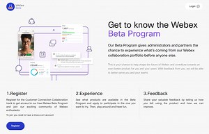 Check out our new Webex Beta Program