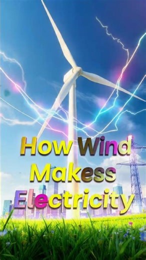 “हवा से बनती है बिजली! 🌬⚡ | How Windmill Generates Electricity Explained”