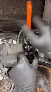 How to put rear brake caliper into maintenance mode.