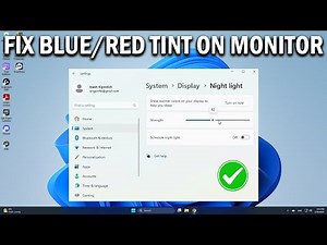 How To Fix Blue or Red Tint on Monitor in Windows 11 or 10 - Easy Fix