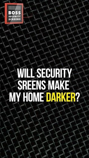 Do Security Screens Block Light? Nope.