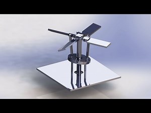 SolidWorks - Animating And Rendering Simplified Helicopter Swashplate Visualisation