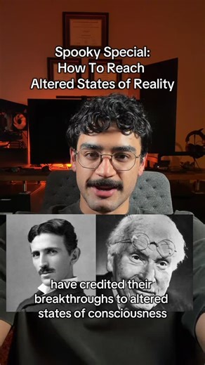 OneHot on Instagram: "How to reach altered states of consciousness like many of the great minds throughout history — #alteredreality #alteredstatesofconsciousness #meditation #nikolatesla #carljung #binauralbeats"