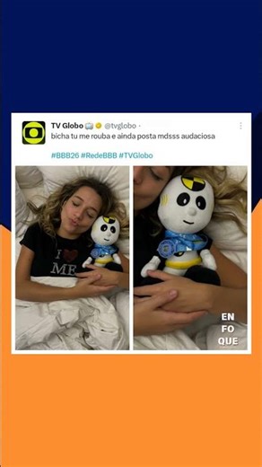 •Siga nossas redes e fique por dentro do seu reality favorito! #bbb26 #fofoca #votalhada #noticias