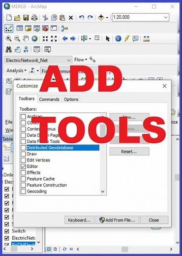 Add Tools Using ArcGIS#ArcGIS #AddTools #CustomizeToolbar #sorts #tending #viral