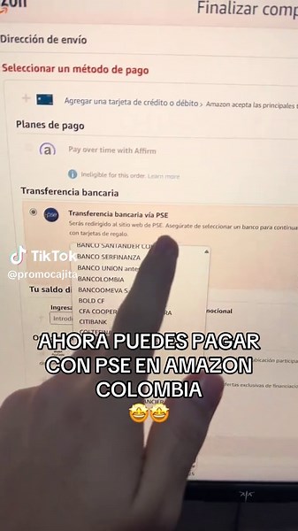 Ahora Puedes Pagar con PSE en Amazon Colombia