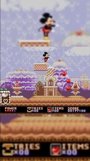 Castle of Illusion Starring Mickey Mouse (Genesis) Gameplay