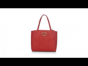 IMAN Global Chic Luxury Resort PythonEmbossed Handbag