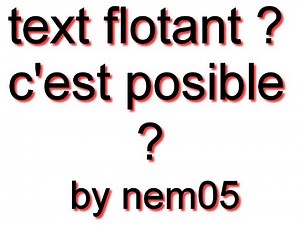 [minecraft] [tuto] : comment faire un text flotan (text dans les aires) (1.8.8)