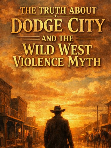 The Truth About Dodge City and the Wild West Violence Myth #Wildwesthistory #Cowboyhistory #history #dodgecity #Americahistory