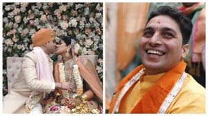 Priest asks desi bride and groom to kiss on dad’s request in epic viral video. Watch