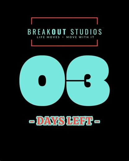 BreakOut Studios on Instagram: "🎉3 days to go🎉 Studio C is ready for Saturday! Weekend Class Schedule for Studio C Saturday 9:00am Stretch & Strength w/ Jaimee Fagg Sunday 9:00am Yoga Nidra w/ Alicia Hurley 10:00am Musical Theatre w/ Cynthia Wasco 11:00am Popping Basics w/ Sunny Ashay 12:00pm Hip Hop Drills w/ Sunny Ashay We cannot wait to fill this space with movers! Reserve your weekend classes now at breakoutstudios.online! 💥"