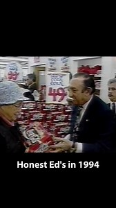 Honest Ed's in Toronto in 1994 | Old Toronto Series