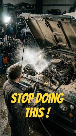Stop Pressure Washing Your Engine! 🛑