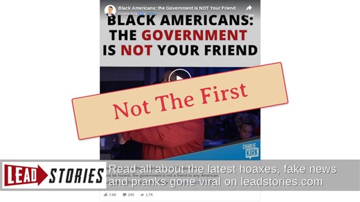 Fact Check: The First Slave Owner In America Was NOT A Black Man | Lead Stories