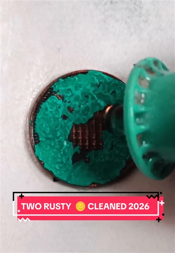How to Clean a Rusty Coin 🪙 #coin #restoration #2026clean #rustyclean #dirtyhandscleanmoney