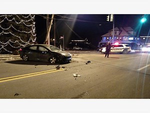 Sleepy Driver Crashes on Route 17