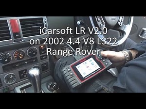 iCarsoft LR V2.0 on 2002 L322 Range Rover 4.4 V8