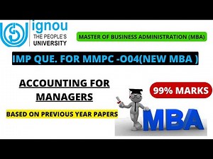 MMPC 004 IMPORTANT QUESTION FOR #IGNOU_MBA #IGNOU_MBA_SYLLABUS #NEW_MBA_MMPC #GYANGATE #MBA #EXAMS.