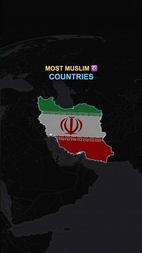 Most Muslim Countries in the World 🌍☪️