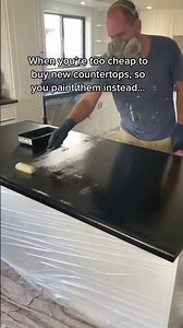 Would you paint your counter tops? See how ours turned out a year after!