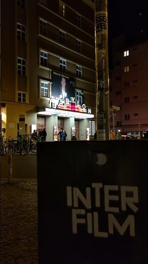 kino babylon at nignt in berlin