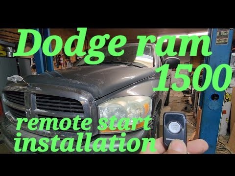 How to install remote start and keyless entry with Compustar 1900S for Dodge ram 1500 3rd gen.