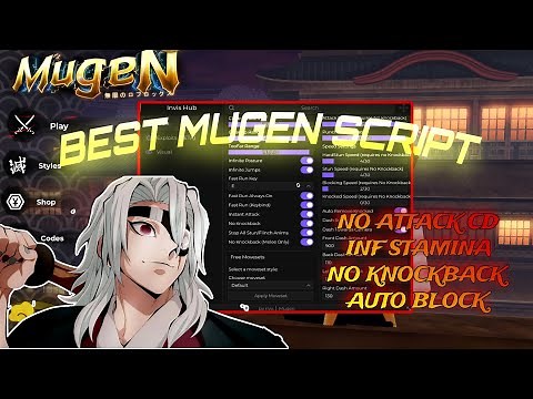 BEST MUGEN SCRIPT | KEYLESS 🗝️| AUTO ATTACK, INF PARRY, INF STAMINA, AUTO BLOCK | ROBLOX | MUGEN