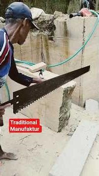 Traditional Manufaktur//Tradisional Limestone Quarrying