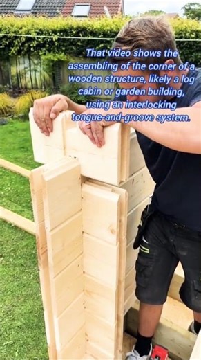 ​Building the walls, one notch at a time.