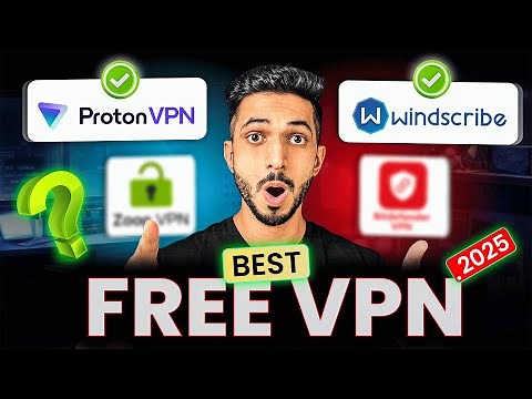 4 Best FREE VPN In India (2025) 🔒 | बिल्कुल FREE VPN जो हैं Safe और Fast ⚡️| No Scams!