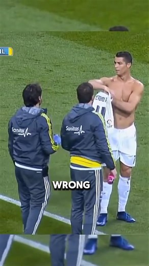Ronaldo Gets Wrong Jersey😡🤣#football #foryou#shorts