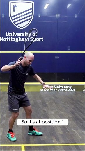 Squash Forehand Key Technique 🔑 Full FREE Beginners Guide on squashskills.com 🎥 #squash