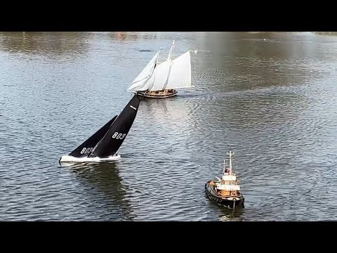 Sunday morning with Heron Model Boat Club