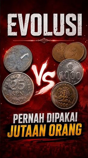 Every coin has its own story and history #metalmoney #rarecoins #rupiah #100percent